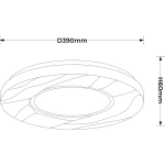 Plafon Tenaro 40 cm biały LED 23W 4000K