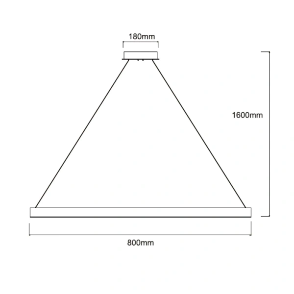 Lampa wisząca Midway Shiny śr. 80 cm złota LED 3000K