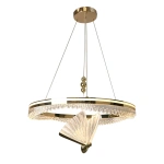 Lampa wisząca Marissa Cristal złota LED 48W CCT
