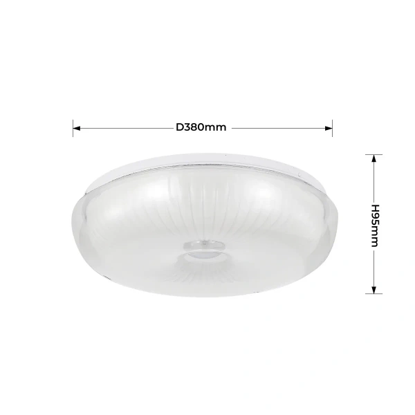 Plafon Luniq 40 biały LED 24W CCT