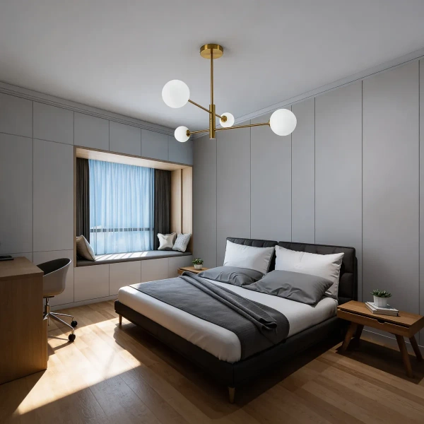 Lampa wisząca Dorado 4 złota 4xG9