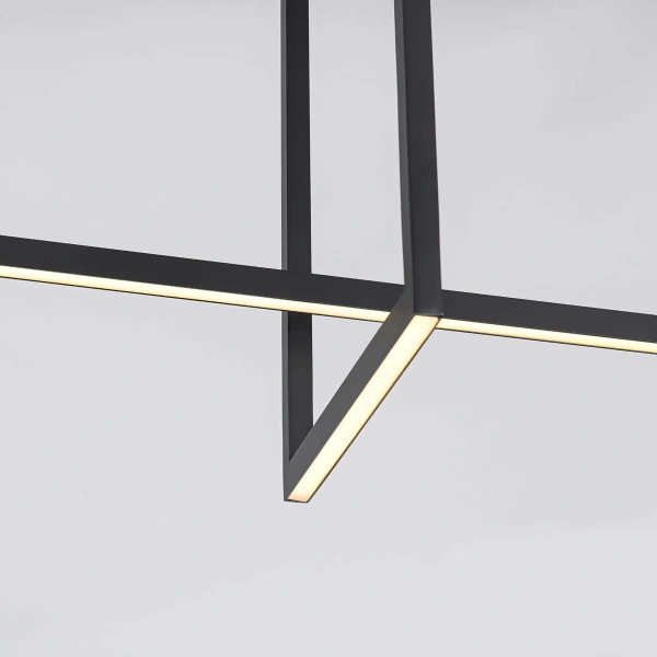 Lampa sufitowa Frame czarna LED 3000K