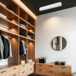 Lampa sufitowa Ibros 93 cm biała LED 24W CCT IP44