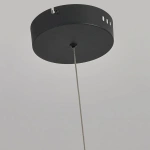 Lampa wisząca Meleca M czarna LED 36W CCT