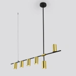 Lampa wisząca Arizona 6 czarno-złota 6xGU10