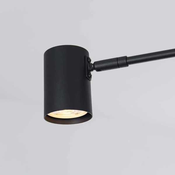 Lampa wisząca Snow 6 80 cm czarna 6xGU10