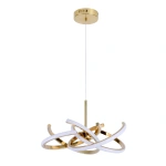 Lampa wisząca Spider 48 cm złota LED 30W CCT