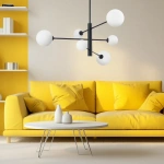 Lampa wisząca Dorado 6 czarna 6xG9