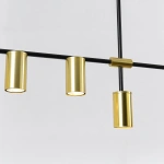 Lampa wisząca Arizona 6 czarno-złota 6xGU10