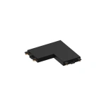 Łącznik L natynkowy Magnetic Slim czarny