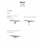 Reflektor szynowy 1F Moon czarny LED 3000K