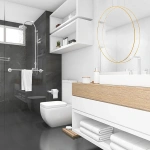 Lampa wisząca Mirror S złota LED 3000K IP44