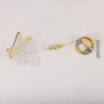Lampa wisząca Mariposa 1 złota LED 8W CCT