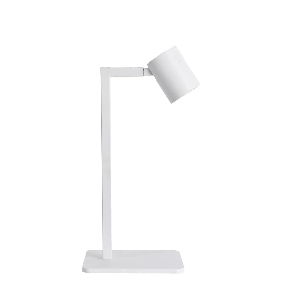 Lampa biurkowa Snow biała 1xGU10