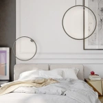Kinkiet Mirror L czarny LED CCT IP44