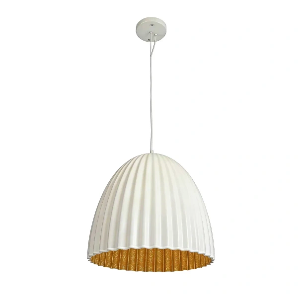Lampa wisząca Elva 50 cm biała 1xE27