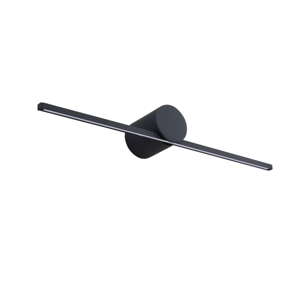 Kinkiet Modern Slim 40 cm czarny LED 3000K IP44