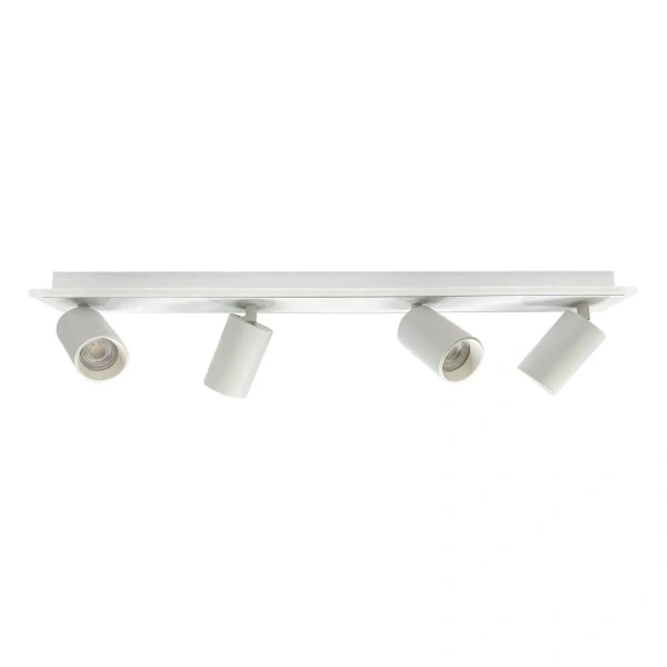 Plafon Parma 70 cm biały 4xGU10 + LED 20W CCT