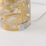 Lampa stołowa Sunflower czarno-transparentna 1xE27