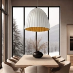 Lampa wisząca Elva 50 cm biała 1xE27