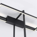 Lampa sufitowa Frame czarna LED 3000K