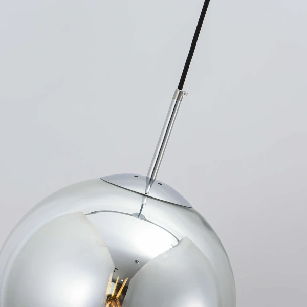 Lampa wisząca Palla duża chromowana 1xE27