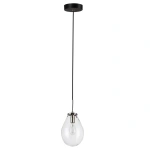 Lampa wisząca Fondi 1 czarna 1xE14
