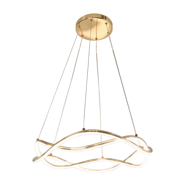 Lampa wisząca Twist 47 cm złota LED 50W CCT