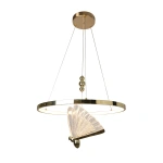 Lampa wisząca Marissa Ring złota LED CCT
