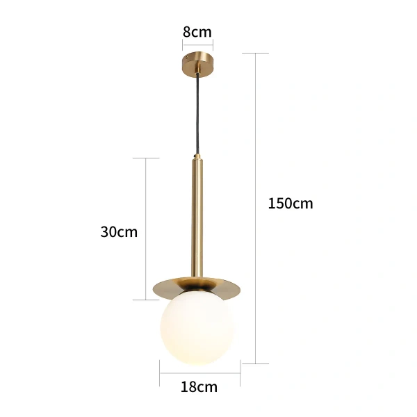 Lampa wisząca Roma 1 złota 1xE14