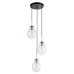 Lampa wisząca Fondi 3 czarna 3xE14