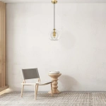 Lampa wisząca Arette złota 1xE27