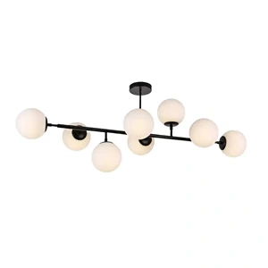 Lampa wisząca Dorado 8 czarna 8xE14