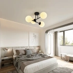Lampa wisząca Roma 4 czarna 4xE14