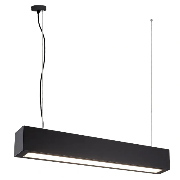 Lampa wisząca Ibros 63 cm czarna LED 18W CCT