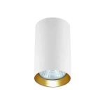 Tuba natynkowa Manacor 9 cm biało-złota 1xGU10