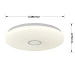 Plafon Solaro 40 cm biały LED 23W 4000K