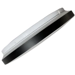 Plafon Babilon okrągły 33 cm czarno-biały LED 4000K