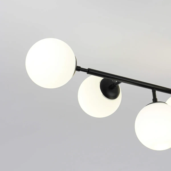 Lampa wisząca Dorado 8 czarna 8xE14