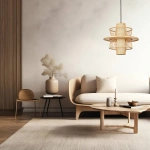 Lampa wisząca Astra naturalna 1xE27