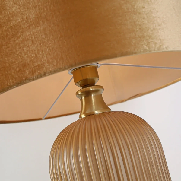 Lampa stołowa Tamiza 65 cm złota 1xE27