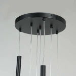 Lampa wisząca Lungo 7 czarna 7xG9