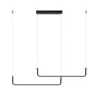 Lampa wisząca Malawi Tuya Smart czarna LED 20W CCT