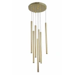 Lampa wisząca Lungo 7 złota 7xG9