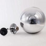 Lampa wisząca Palla duża chromowana 1xE27