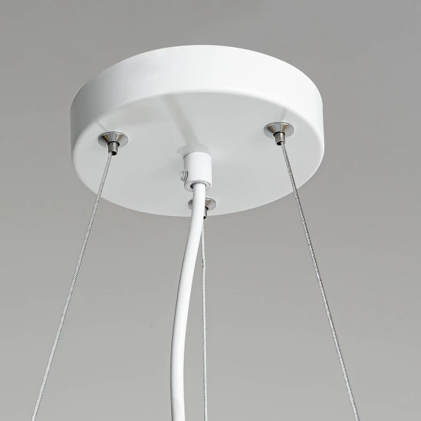 Lampa wisząca Reus biała 3xE27