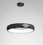 Lampa wisząca Reus czarna LED 4000K