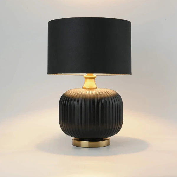 Lampa stołowa Tamiza 48 cm czarna 1xE27