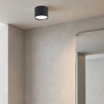 Oprawa natynkowa Kendal wys. 6 cm czarna 1xGX53