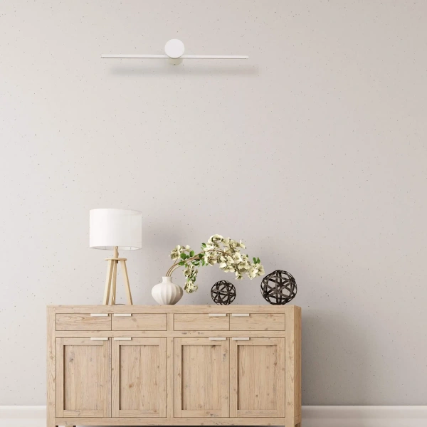 Kinkiet Modern Slim 40 cm biały LED 3000K IP44